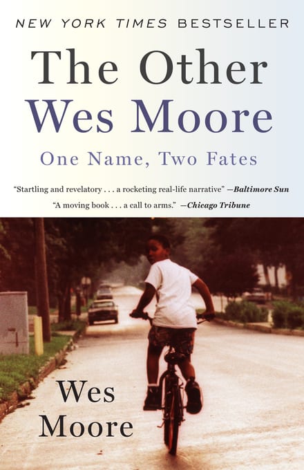 The Other Wes Moore: One Name, Two Fates cover